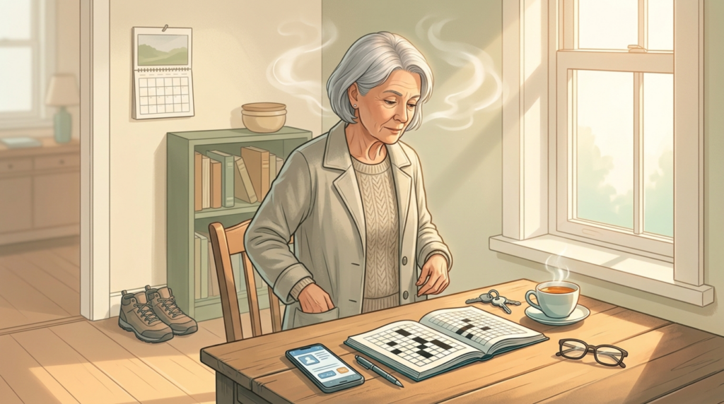 symptoms of aging brain